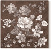 Салфетки для декупажа Paw Красивая тайна, коричневый, 33x33см, 20шт SDL121307