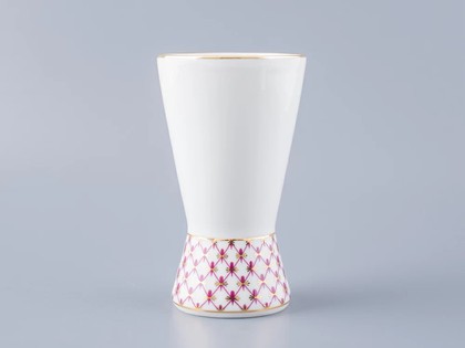 Ваза для салфеток ИФЗ Молодежная, Сетка-блюз, 12см, фарфор 80.92415.00.1