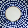 Сухарница ИФЗ Тюльпан Кобальтовая клетка, 21.5см, фарфор 80.03707.00.1