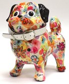 Копилка Собачка Мопс DAISY пёстрая Pomme-Pidou 148-00184/6