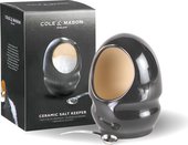Солонка керамическая с ложечкой 14см, чёрная Cole&Mason H100169