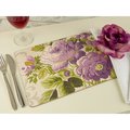 Подставки под тарелки на стол Creative Tops Пурпурные цветы 29x21.5см, 4шт, пробка 5178949