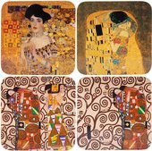 Подставка под стакан Lesser & Pavey Климт, 4шт, 11x11см LP94433