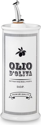 Бутылка для масла Nuova Cer Oliere Vintage круглая, 500мл, белый 9504-BCO