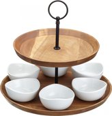 Этажерка сервировочная KitchenCraft Artesa двухуровневая ART2TSTAND