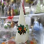 Свеча "Сочельник", пирамида, 7х7х24см Bartek Candles 189032