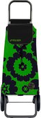 Сумка-тележка хозяйственная зелёно-чёрная Rolser LOGIC RG PAC012verde/negro