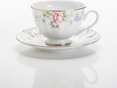 Чайная пара Porcelaine Czech Gold Hands Сакура 250мл LUISA027GS250х1