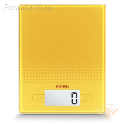 Весы кухонные электронные Soehnle City Yellow жёлтые 5кг/1гр 66190 ...
