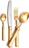 Набор столовых приборов Cutipol Fontainebleau Matte Gold, 72 предмета, матовое золото 9162-72