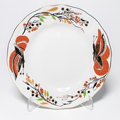 Тарелка десертная ИФЗ Тюльпан Бабочки, 15см, фарфор 80.00207.00.1