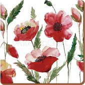 Подставки под чашку Creative Tops Цветочная идиллия 10.5x10.5, 6шт, пробка 5176717