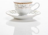 Кофейный набор Porcelaine Czech Gold Hands Голубой узор, 80мл, 6шт LUISA248GSS080x6