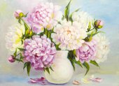 Подставки под тарелки на стол Top Art Studio Весенний букет 40х29см, 4шт, пробка GD2521-TA
