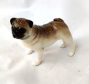 Статуэтка ИФЗ Мопс стоящий Арчи, высота 6.7см, ручная роспись, фарфор 82.80300.00.1
