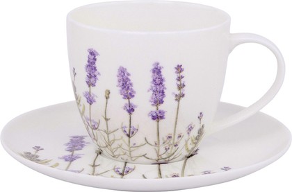 Чашка с блюдцем Ashdene I Love Lavender 515614