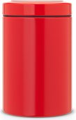 Банка для хранения продуктов Brabantia 1.4л, с прозрачной крышкой, пламенно-красный 484049