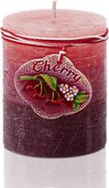 Свеча декоративная Bartek Candles Вишня, колонна 7x9см 5907602691702