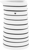 Молочник Bastion Collections White Stripes Нeart малый LI/JUG SM 001 BL Stripes