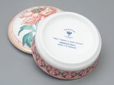 Туалетная коробочка ИФЗ Круглая, Дивный пион, подарочный набор, фарфор 81.33188.00.1