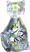 Фигурка Серебряный котёнок 7x11.5см Top Art Studio ZB1530-TA