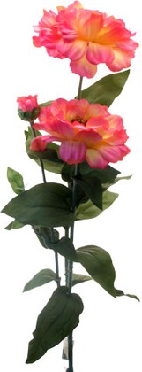 Цветок искусственный Top Art Studio Циния темно-розовая 80см E2206B-5