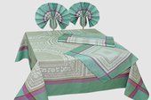 Скатерть 150x150см +6 салф. 48x48см Гречанка 16c412/150x150/7/2