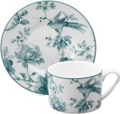 Чашка с блюдцем ИФЗ Соло, Monplaisir Green, 265мл, фарфор 81.32898.00.1