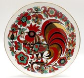 Тарелка декоративная Петушок, 195мм, ф. Эллипс ИФЗ 80.51653.00.1