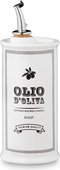 Бутылка для масла Nuova Cer Oliere Vintage круглая, 250мл, белый 9501-BCO