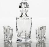 Набор для ликёра Квадро графин 500мл + 6ст. 50мл Crystalite Bohemia 99999/9/99A44/457S