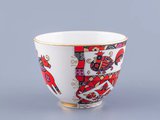 Чашка с блюдцем ИФЗ Весенняя, Красный конь, 250мл, фарфор 81.15308.00.1