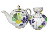 Ваза для цветов ИФЗ Тюльпан, Лесная фиалка, 11.8см, фарфор 80.00273.00.1