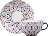 Чашка с блюдцем ИФЗ Тюльпан, Сетка 1950, 250мл, фарфор 81.30860.00.1