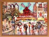 Поднос с подушкой Мулен Руж 41x31см Top Art Studio HSN1286-TA