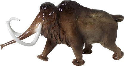 Статуэтка ИФЗ Мамонт, ручная роспись, фарфор 82.04689.00.1