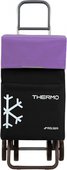 Сумка-тележка Rolser Termo Fresh MF, 4 колеса, термосумка, чёрная с фиолетовым TER038negro/malva