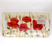 Поднос 38x20 Красные маки Creative Tops TRSLH1627