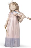 Статуэтка фарфоровая NAO Девочка со скрипкой (Girl With Violin) 19см 02001034