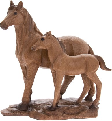 Статуэтка Lesser & Pavey Лошадь с жеребенком 24x22см, полистоун LP44372