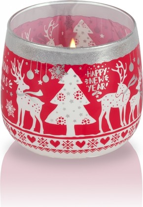 Свеча в стакане Bartek Candles Скандинавское Рождество 5901685051750