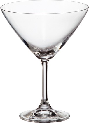 Бокалы для мартини Crystalite Bohemia Клара, 6шт, 280мл 4S415/280