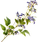 Цветок искусственный Клематис дикий голубой, 68см Floralsilk 11080BL