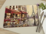 Подставки под тарелки на стол Creative Tops Французские каникулы 30x23см, 6шт, пробка 5176712