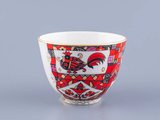 Чашка с блюдцем ИФЗ Весенняя, Красный конь, 250мл, фарфор 81.15308.00.1