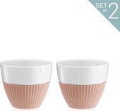 Чайный стакан Viva Scandinavia Anytime, 0.3л, фарфор, силикон, 2шт, оранжевый V25420