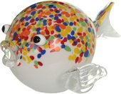 Фигурка стеклянная Top Art Studio Рыба фугу 23см ZB2633-AG