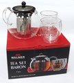 Набор чайный Baron, 3 предмета (чайник 1л, термобокалы 2x0.25л) Walmer W03113100