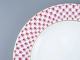 Cервиз столовый ИФЗ Европейская, Сетка-Блюз, 6 персон, 24 предмета, фарфор 81.11464.00.1