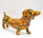 Копилка Такса TED жёлтая Pomme-Pidou 148-00014/D